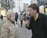 Rik interviewing on the street